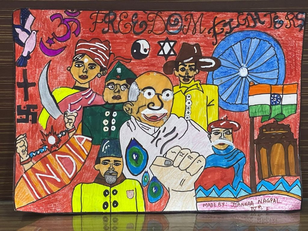 Independence Day Drawing Tribute to Indian Freedom Fighter and Army Drawing  by Sanjay m Arts - YouTube