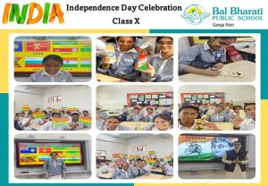 Independence day week was celebrated with great enthusiasm by students who recited poems on patriotism, made book marks, posters etc. Activities such as character dramatisation and slogan writing also helped to instill a sense of pride in them. 