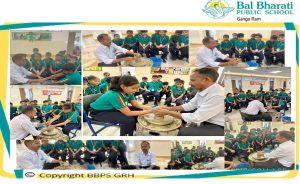Primary Department, GR Campus organized a fun-filled and engaging workshop on Pottery Making for the students of Class IV on August 24,2023. The resource person was Mr. Ramswaroop