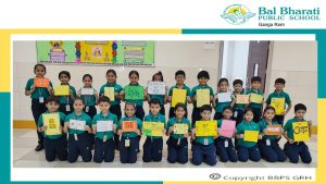 Young learners from Class III embrace linguistic diversity by writing 'गुरु' in different Indian regional languages