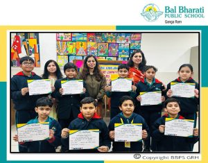 Our young artists participated in the competition with great enthusiasm, showcasing their artistic and creative skills.